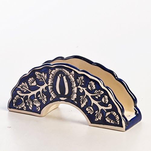 Cultural Concepts Mughal Tissue Paper Holder 4.5 IN White