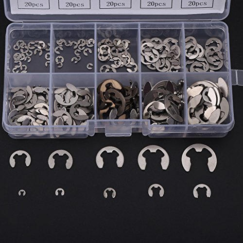 266-teiliges Sicherungsring-Set M4-M28mm - Mit Pinzette Für Achsen & Wellen