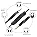 LANMU 3.5mm to 2.5mm Audio Cable Aux Cord Compatible with Bose 700 QuietComfort QC35II QC35 QC25 Headphones, JBL E45BT E55BT E65BTNC Earphone, Headphone Replacement Wires with Mic & Volume