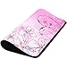 ICOLOR Pink Butterfly Anti-Slip Mouse Pad by ICOLOR Mice Pad Mat Mousepad for Optical Laser Mouse MP-018