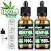 2x30ml - Hemp Oil Extract 3000mg Natural for Pain Anxiety & Stress Relief, Better Sleep & Mood, Organic Supercritical CO2 Extraction Sufficient Effect Strength Drops
