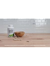 Envase de 0.0042 onzas con 240 cápsulas de Ginkgo Biloba marca Nutricost., 1 botella, 1