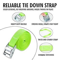 Cartman 1" x 12'Lashing Straps Cargo Tie-Down Strap