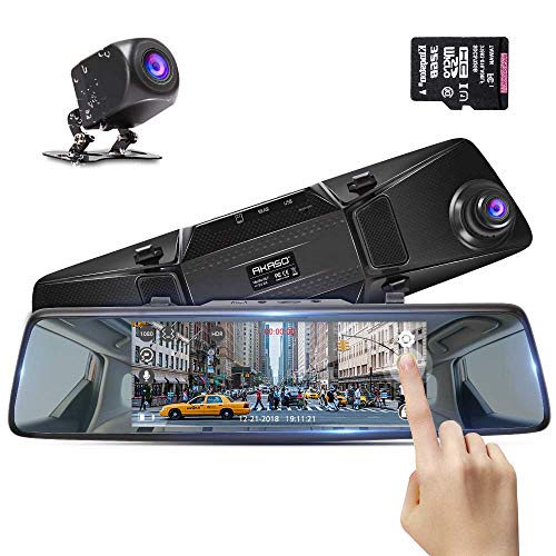 Mirror Dash Cam with Backup Camera - AKASO 1080P Dual Dash Camera for Cars Front and Rear 7