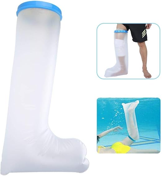 Amazon Com Zyyini Reusable Leg Cast Cover Waterproof Shower