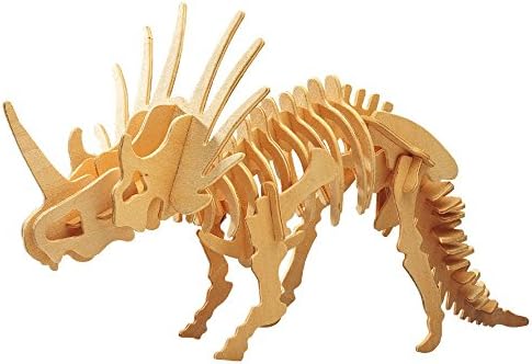Smilelove 3D Wooden Puzzle Animal Styracosaurus Jigsaw Puzzle Toy Kid Gift