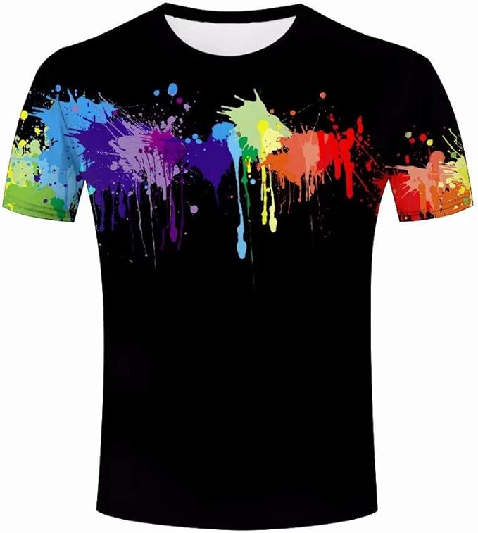 t shirt con arcobaleno