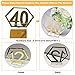 Velidy Table Numbers,1-20Wedding Acrylic Standing Table Numbers with Holder Base for Wedding, Party, Events or Catering Decoration (Gold)