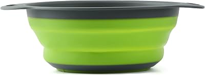ZUOFENG Silicone Collapsible Colander Sieve 4-Quart, BPA Free, Heat Resistant