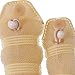 iWenSheneg Hot Buns 4 Pieces Magic Hair Styling Twist Ring Former Shaper Chignon Bun Maker Curler Accessory (2 Large & 2 Small) (Beige)
