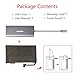 Lenovo USB C Hub, 6 in 1 USB C Adapter with Ethernet, 4K HDMI, USB C Power Delivery, 2 USB 3.0 Ports, SD Card Reader, Portable for The Mac Pro and Other Type C Laptops