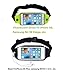 [2 Pack] MaxTeck Outdoor Running Dual Large Pocket Sweatproof Reflective Belt Waist Fanny Pack Pouch for iPhone 7 7 Plu 6S 6 6s Plus Samsung Galaxy S7 S6 Note 5 4 3 - Equipment Bags