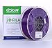 eSUN 3D 1.75mm Solid Purple PETG 3D Printer Filament 1KG Spool (2.2lbs), Dimensional Accuracy +/- 0.03 mm, 1.75mm Solid Opaque Purple