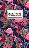 2020-2021 2 Year Pocket Planner: Pretty Pink Flamingo Two-Year Monthly Pocket Planner with Phone Boo by Simple Pocket Planners