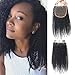 Luwigs Afro Kinky Curly 5x5 Lace Closure Human Virgin Hair 4B 4C Lace Closure with Baby Hair Free Part Natural Color (12 inches, Afro Kinky Curly 4B 4C)
