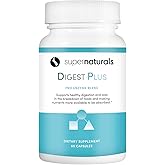 Digest Plus, Gut Health for Men, Digestion Supplement, Digestive Enzymes, Gut Health for Women, Gas & Bloating Relief, Premium Gut Healths Supplement, 60 Caps