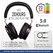 Jamfox M85 Over Ear Headphones - Bluetooth Wired & Wireless Headset w/Microphone aptX Low Latency 20 Hour Play Comfortable Ear Cushions Compatible with Laptop/MacBook/iMac/PC/TV | Best Tech Gift