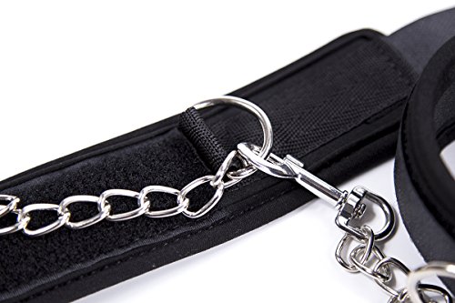 Yeoubi Handcuffs Adjustable Soft Wrist Cuffs and Eye Mask Blindfold - Thumbnail 3