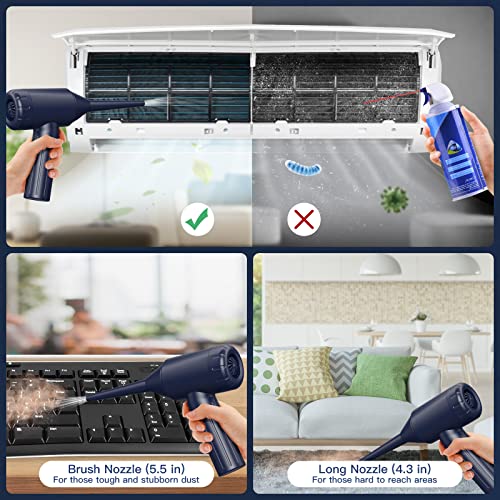 TIANMU Electric Compressed Air Duster, Strongest 3Gear to 90000 RPM