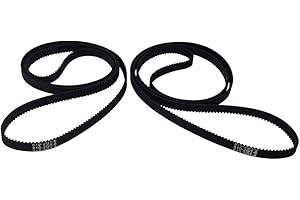 BEMONOC 2GT Rubber Timing Belt 800-2GT-6 L=800mm W=6mm 400 Teeth in Closed Loop for 3D Printer Pack of 2pcs