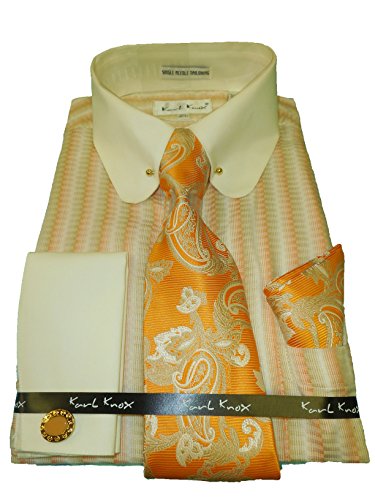 eyelet collar french cuff dress shirts