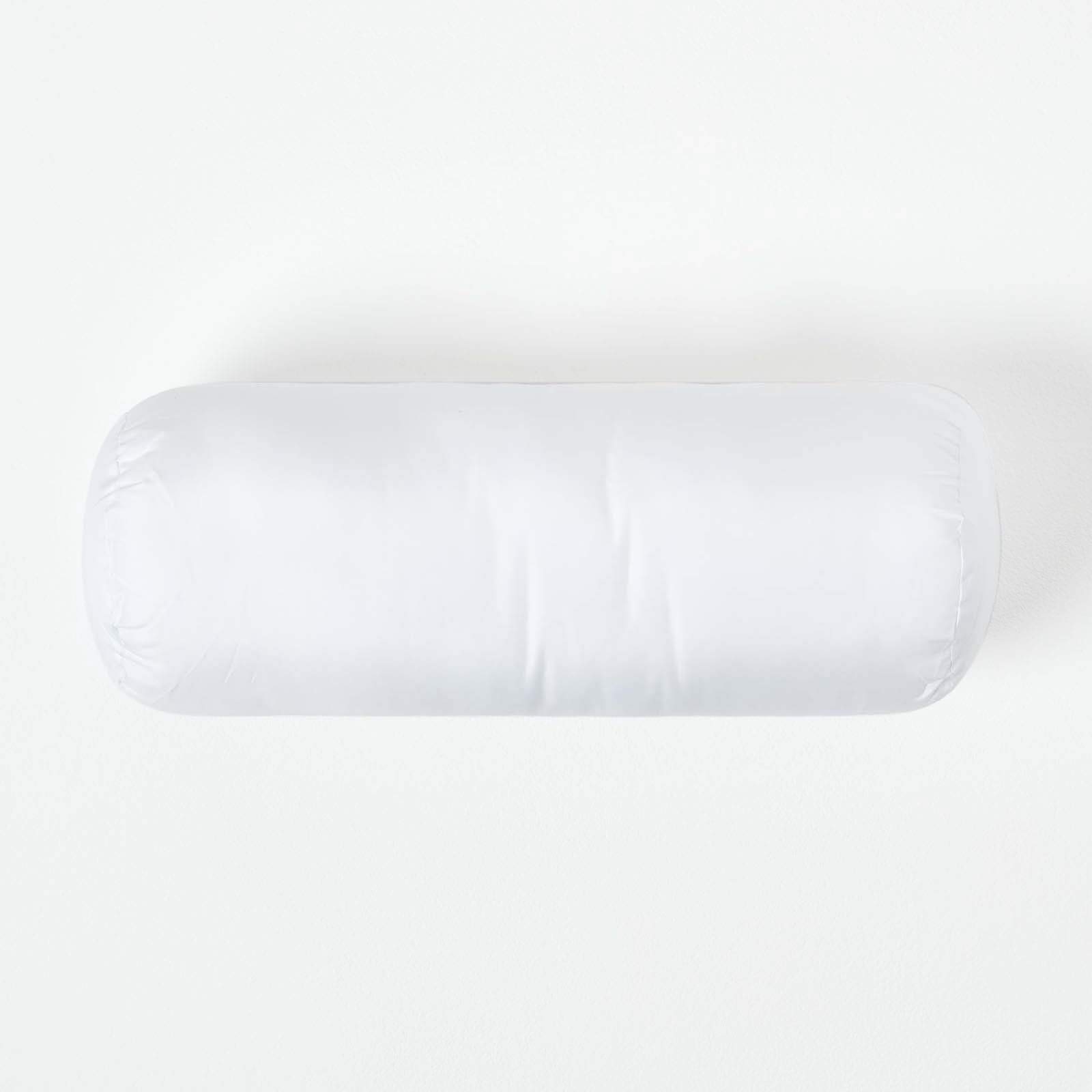 HOMESCAPES Super Microfibre Bolster Cushion Pad 40 x 15 cm (16” x 6”) Inner Insert Hypoallergenic Synthetic Cushion Filler Machine Washable