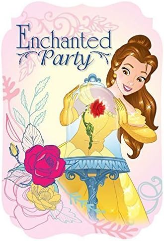 Beauty and the Beast 'Dream Big' Invitations w/ Envelopes (8ct)