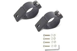 KMFCDAE Tube Clamp Mounting Bracket for 2 Inch Bull Bar Roof Rack Roll Cage Mounts LED Square Round Work Light & Light Bar (A