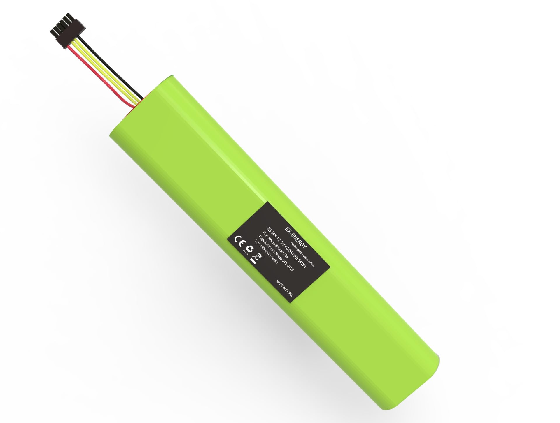 12V4500mAh Ni-Mh Battery Pack Compatible with Neato Botvac Series and Botvac D Series Neato Battery Neato Botvac Battery 70e, 75, 80, 85, Neato Robot Vacuum Cleaners (12V4500mAh)