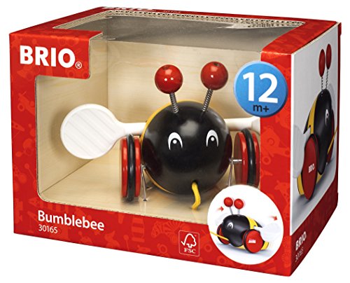 BRIO Pull Along Bumble Bee Baby Toy