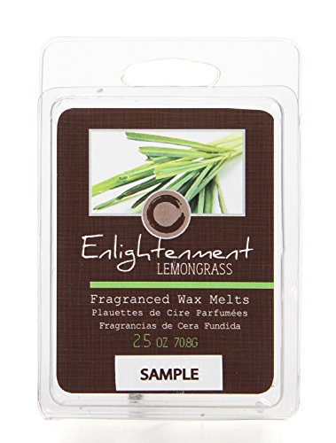 Hosley Candle Company Lemongrass (Enlightenment) Scented Wax Cubes / Melts - 2.5 oz. Hand poured wax infused with essential oils