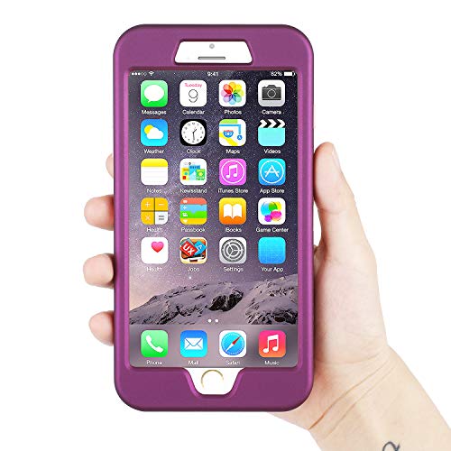 Co-Goldguard Case for iPhone 7 Plus/8 Plus Heavy Duty Shockproof High Impact Resistant Dual Layer Hybrid Protective Cover Shell for Apple iPhone 7+/8+(5.5 inch),Purple