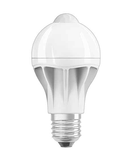 Osram LED Star+ Motion Sensor Classic A Lampe, in Kolbenform mit E27-Sockel, integrierter Bewegungssensor, Ersetzt 60 Watt, M