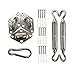 COSCOOL Shade Sail Hardware Kit for Sun Shade Sails Stainless Steel Installation Hardware Kit (5-inch Triangular)