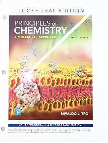 Amazon Com Principles Of Chemistry A Molecular Approach Loose Leaf Plus Mastering Chemistry With Pearson Etext Access Card Package 9780134989891 Tro Nivaldo J Books