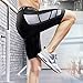 Men's Compression Shorts 3 Pack Quick Dry Sports Tight Shorts Soft Running Pants for Workouts, Training, Gym