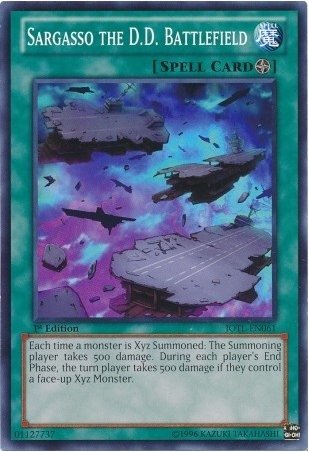Yu-Gi-Oh! - Sargasso the D.D. Battlefield (JOTL-EN061) - Judgment of the Light - 1st Edition - Common