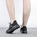 QANSI Womens Girls Fashion Casual Knitted Sports Sneakers Athletic Running Shoes