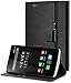 OnePlus One Stand Case, GreatShield SHIFT LX Leather Wallet Flip Case Magnetic Cover Diary with Kickstand & Credit Card Slot for OnePlus One - (Black)