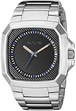 B00EO50Z9S: Nixon Men's A308-1529-00 Deck Analog Display Japanese Automatic Silver Watch