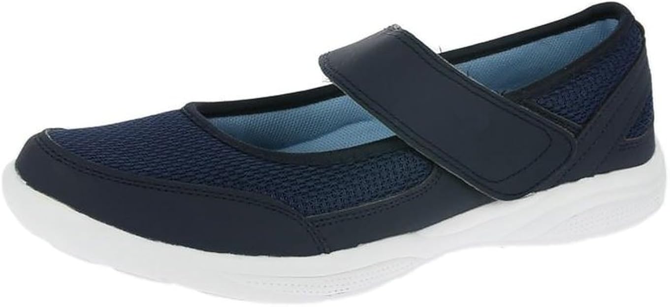 Heavenly Feet Hilton Womens Flat Shoes Navy 3 UK Amazon