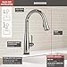 Delta Essa Chrome Touch Kitchen Faucet with Pull Down Sprayer, Modern Single Hole Touch On Kitchen Sink Faucet, Single Handle, Chrome 9113T-DST