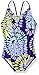 Kanu Surf Girls Beach Sport 1-Piece Swimsuit, Daisy Purple, 8