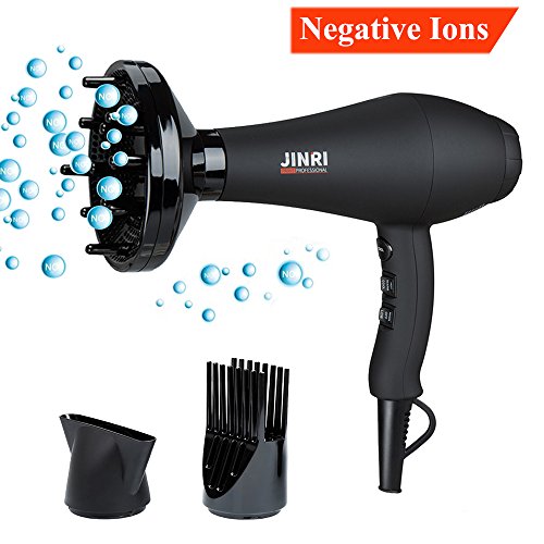 Buy Jinri Salon Grade Professional Hair Dryer 1875W AC Motor Negative