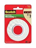 3M Scotch Heavy Duty Mounting Tape, 1-Inch by 50-Inch (Pack of 3)