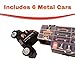 Long Carrier Truck Toy Car Transporter Includes 6 Metal Cars & 28 Slots by Chipim