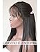 Chantiche Yaki Straight Full Lace Wig for Women, Brazilian Remy Human Hair Wigs with Baby Hair 16inch #1B