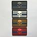SpaceAuto 3D PVC Rubber American Flag w/ Police Thin Blue Line Law Enforcement Skull Military Army Tactical Morale Badge Patch 3.15