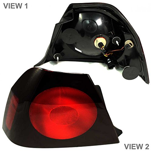 APDTY 10351923 Tail Light Lamp Assembly Fits Rear Left 2004-2005 Chevrolet Impala (Quarter Panel Mounted)