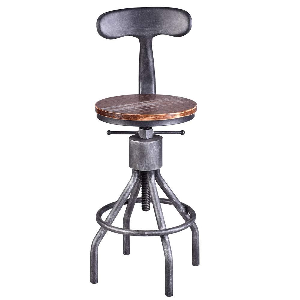 Best Bar Stool Industrial With Back